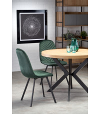 PERONI stół rozkładany dąb złoty - czarny (2p1szt)