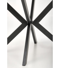 PERONI stół rozkładany biały marmur - czarny (2p1szt)