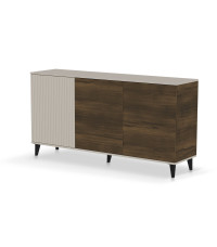 RANDOM 2 KM-1 komoda kaszmir / orzech / czarny (2p1szt)