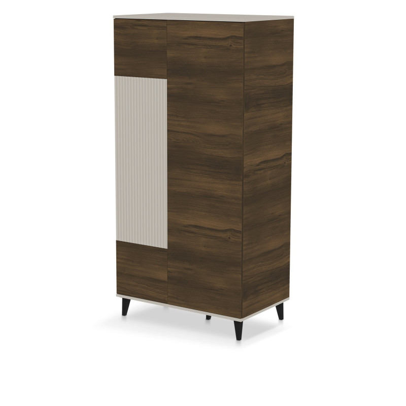 RANDOM 2 S-1 szafa kaszmir / orzech / czarny (3p1szt)