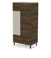 RANDOM 2 S-1 szafa kaszmir / orzech / czarny (3p1szt)