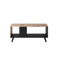 RANDOM LAW-1 ława dąb wotan/czarny (1p1szt)