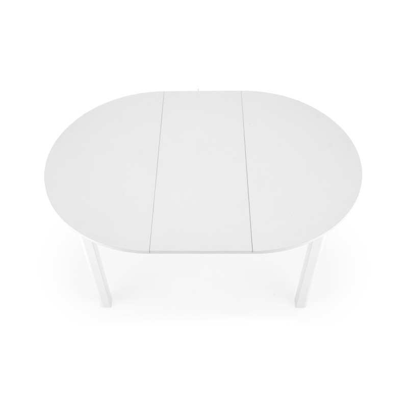 RINGO stół kolor blat - biały, nogi - biały (102-142x102x76 cm) (2p1szt)