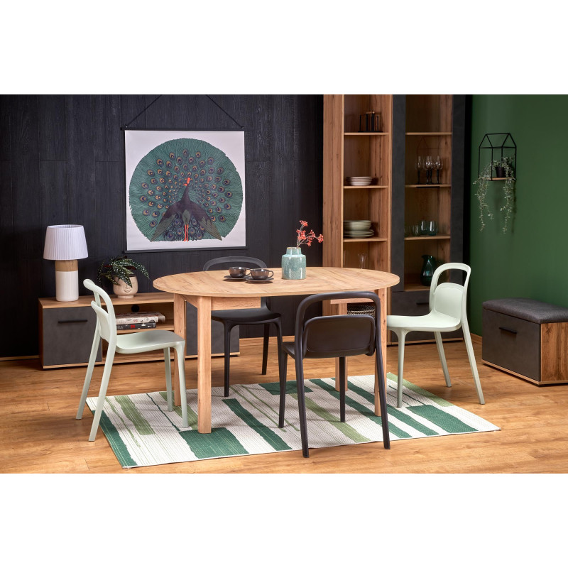 RINGO stół kolor blat dąb craft, nogi - dąb craft (102-142x102x76 cm) (2p1szt) RINGO stół kolor blat dąb craft, nogi - dąb craft (102-142x102x76 cm) (2p1szt)