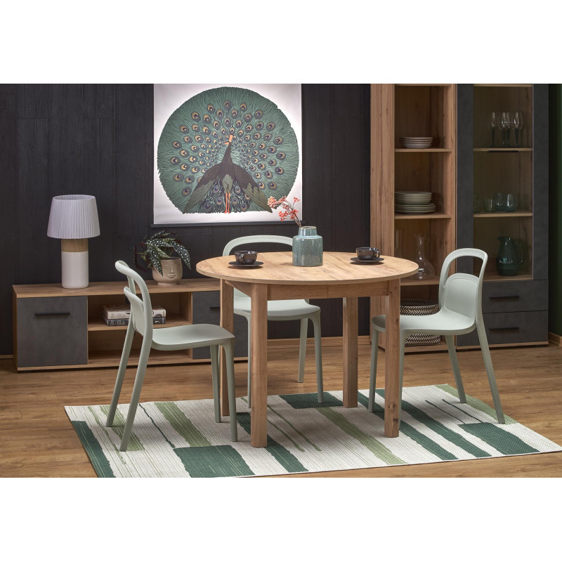 RINGO stół kolor blat dąb craft, nogi - dąb craft (102-142x102x76 cm) (2p1szt) RINGO stół kolor blat dąb craft, nogi - dąb craft (102-142x102x76 cm) (2p1szt)