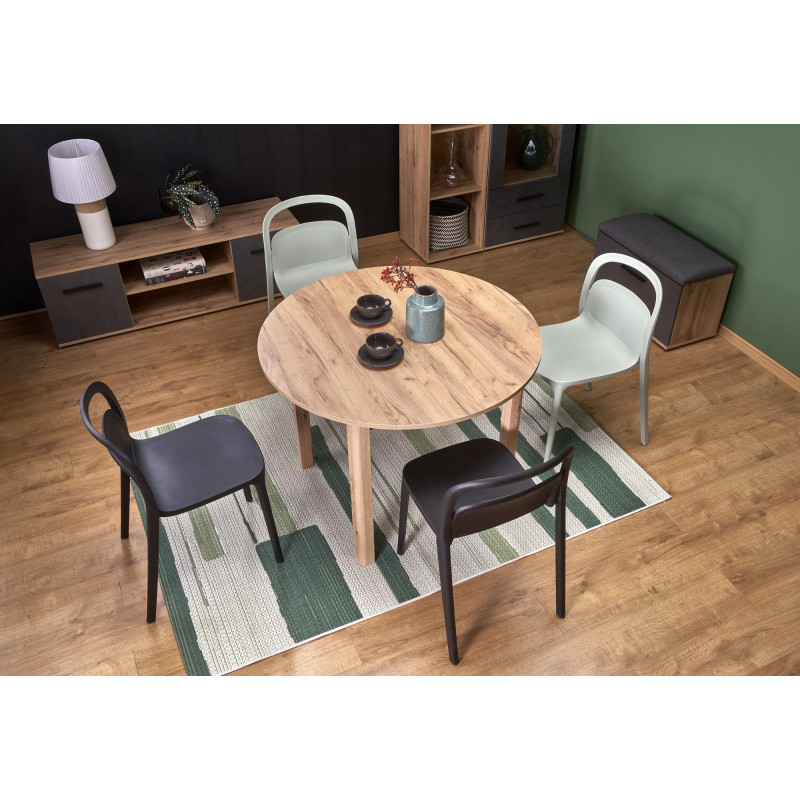 RINGO stół kolor blat dąb craft, nogi - dąb craft (102-142x102x76 cm) (2p1szt) RINGO stół kolor blat dąb craft, nogi - dąb craft (102-142x102x76 cm) (2p1szt)