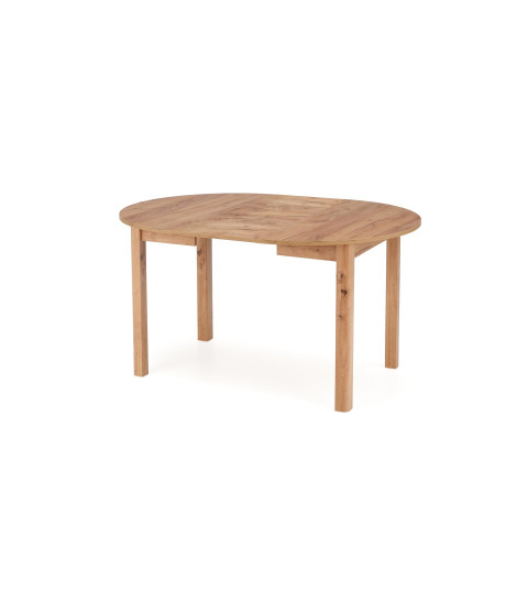 RINGO stół kolor blat dąb craft, nogi - dąb craft (102-142x102x76 cm) (2p1szt)