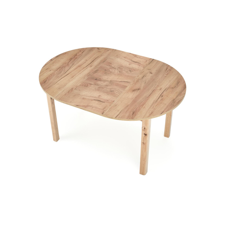 RINGO stół kolor blat dąb craft, nogi - dąb craft (102-142x102x76 cm) (2p1szt) RINGO stół kolor blat dąb craft, nogi - dąb craft (102-142x102x76 cm) (2p1szt)