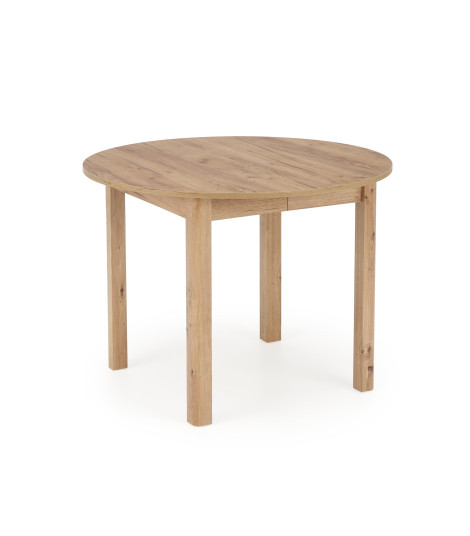 RINGO stół kolor blat dąb craft, nogi - dąb craft (102-142x102x76 cm) (2p1szt)