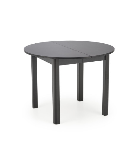 RINGO stół kolor blat czarny, nogi - czarny (102-142x102x76 cm) (2p1szt)