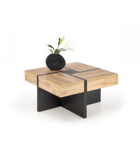 SEVILLA S ława blat: dąb craft, nogi: czarny (3p1szt)