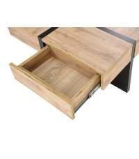 SEVILLA S ława blat: dąb craft, nogi: czarny (3p1szt)