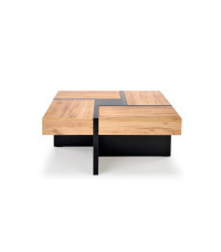 SEVILLA ława blat: dąb craft, nogi: czarny (3p1szt)