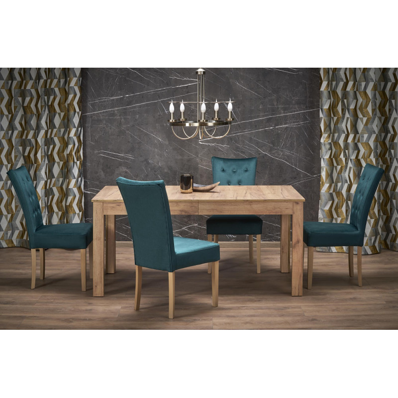 SEWERYN 160/300 cm stół kolor dąb craft (160-300x90x76 cm) (3p1szt)