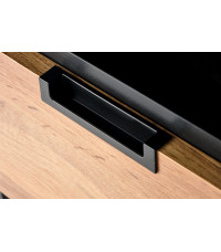 SILVIA szafka nocna, dąb wotan - czarny (1p1szt)