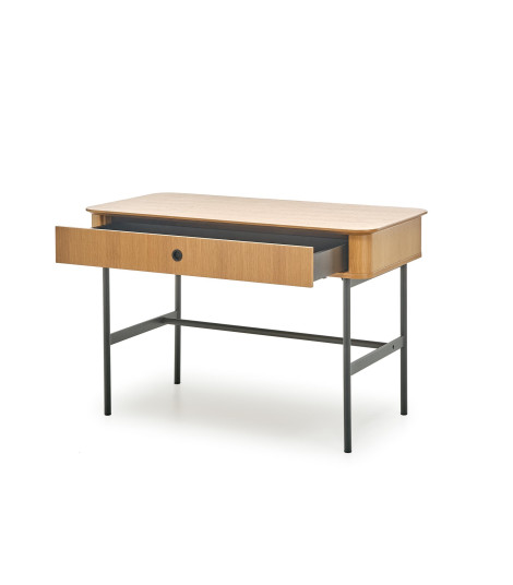 SMART biurko B-1 dąb naturalny/czarny (1p1szt)