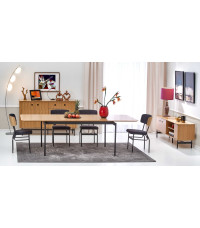 SMART komoda KM-1 dąb naturalny/czarny (3p1szt) SMART komoda KM-1 dąb naturalny/czarny (3p1szt)