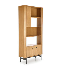 SMART regał REG-1 dąb naturalny/czarny (2p1szt)