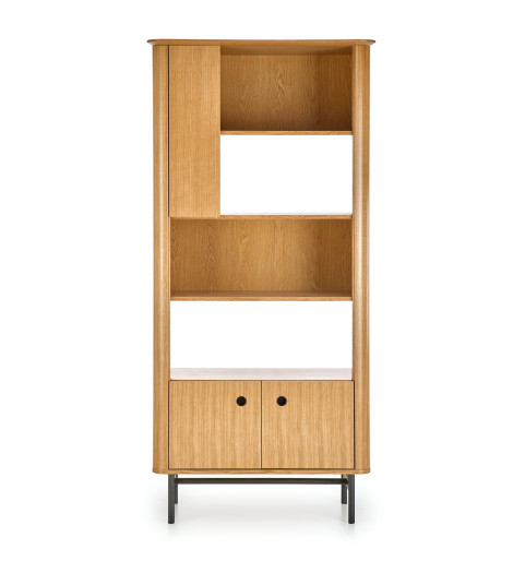 SMART regał REG-1 dąb naturalny/czarny (2p1szt)