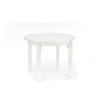 SORBUS stół rozkładany, blat - biały, nogi - białe (2p1szt)