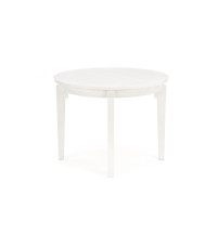 SORBUS stół rozkładany, blat - biały, nogi - białe (2p1szt)