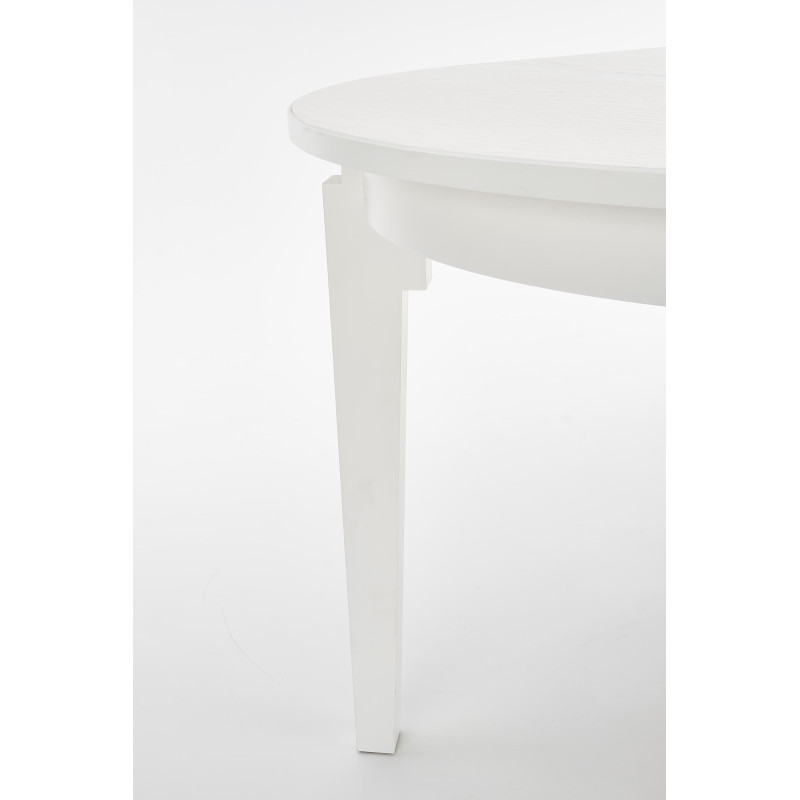 SORBUS stół rozkładany, blat - biały, nogi - białe (2p1szt)