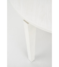 SORBUS stół rozkładany, blat - biały, nogi - białe (2p1szt)