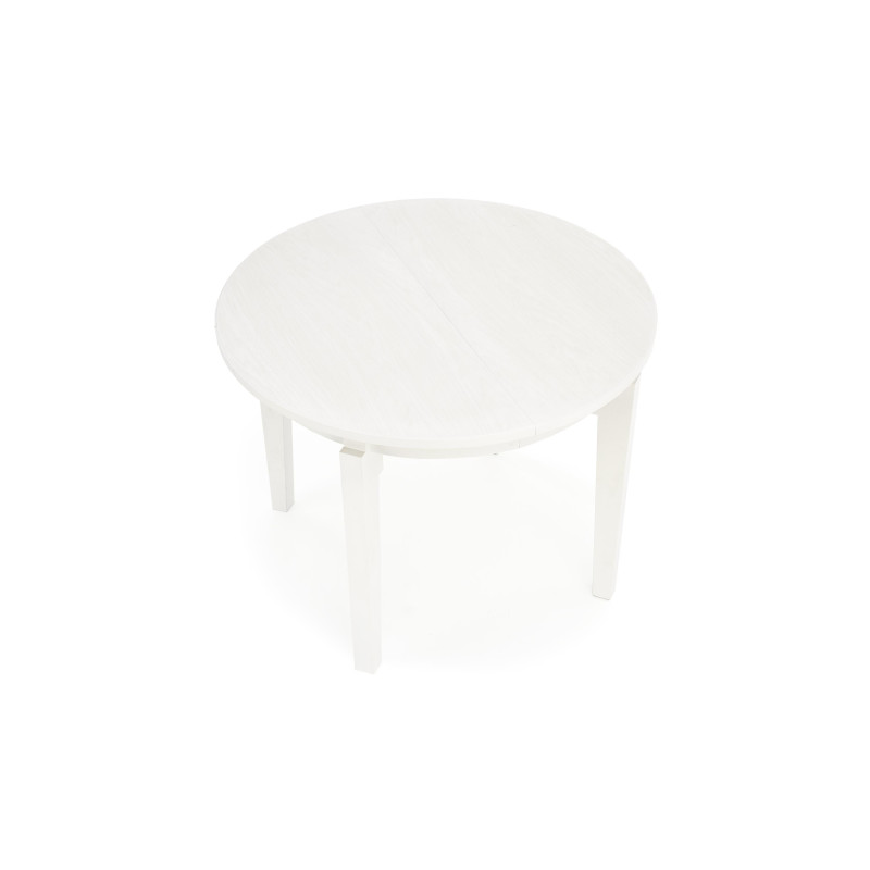 SORBUS stół rozkładany, blat - biały, nogi - białe (2p1szt)