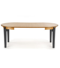 SORBUS stół rozkładany, blat - dąb miodowy, nogi - grafitowe (2p1szt)