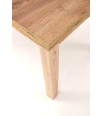 TIAGO 2 stół rozkładany 140-220/80 blat: dąb craft, nogi: dąb craft (3p1szt)