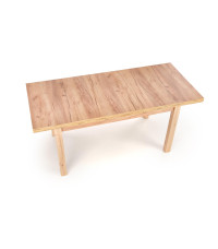 TIAGO 2 stół rozkładany 140-220/80 blat: dąb craft, nogi: dąb craft (3p1szt)