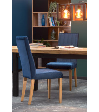 TIAGO stół rozkładany 140-220/80 blat: dąb craft, nogi: czarny (3p1szt)