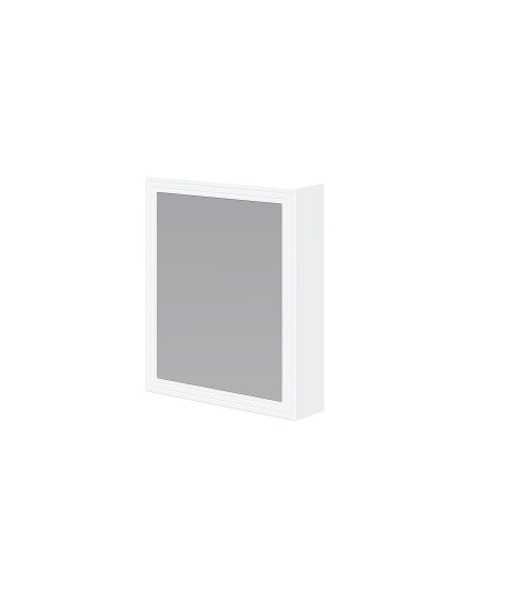 TORETO Szafka lustrzana 70x60/1D (MDF ramiak) biały (1p1szt)