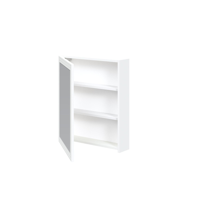 TORETO Szafka lustrzana 70x60/1D (MDF ramiak) biały (1p1szt) TORETO Szafka lustrzana 70x60/1D (MDF ramiak) biały (1p1szt)