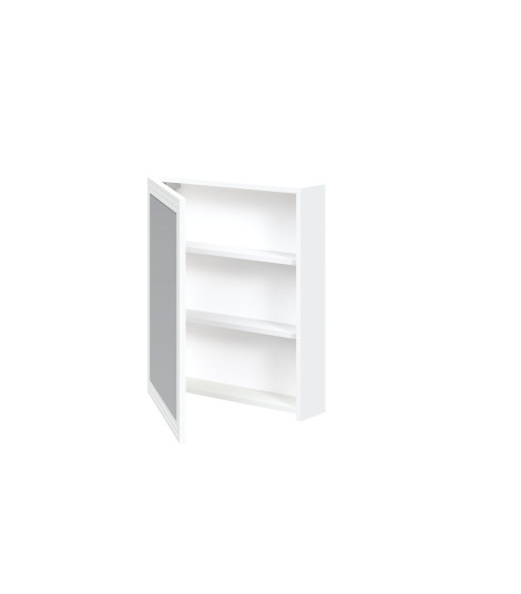 TORETO Szafka lustrzana 70x60/1D (MDF ramiak) biały (1p1szt)