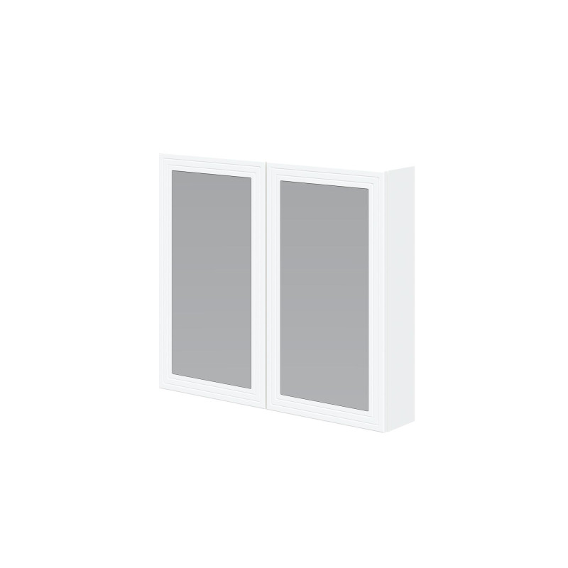 TORETO Szafka lustrzana 70x80/2D (MDF ramiak) biały (1p1szt) TORETO Szafka lustrzana 70x80/2D (MDF ramiak) biały (1p1szt)