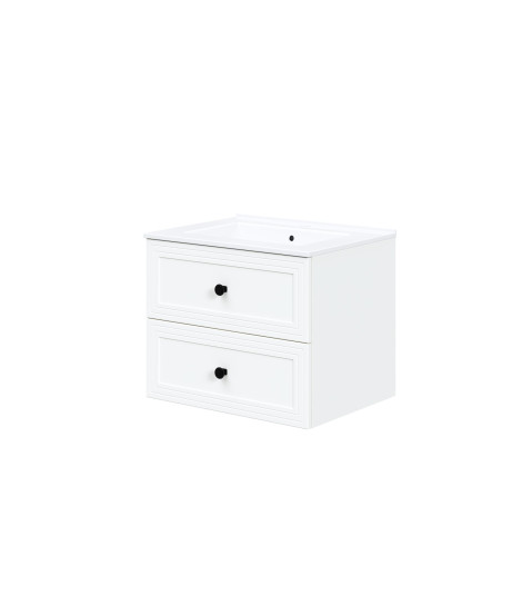 TORETO Szafka pod umywalkę 60/2S (MDF ramiak) biały (1p1szt)