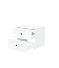 TORETO Szafka pod umywalkę 60/2S (MDF ramiak) biały (1p1szt) TORETO Szafka pod umywalkę 60/2S (MDF ramiak) biały (1p1szt)