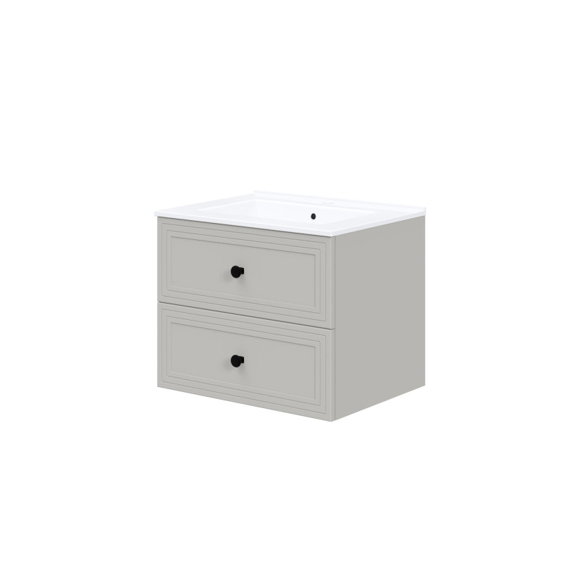 TORETO Szafka pod umywalkę 60/2S (MDF ramiak) cashmere (1p1szt) TORETO Szafka pod umywalkę 60/2S (MDF ramiak) cashmere (1p1szt)