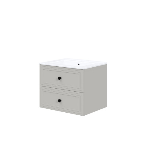 TORETO Szafka pod umywalkę 60/2S (MDF ramiak) cashmere (1p1szt)