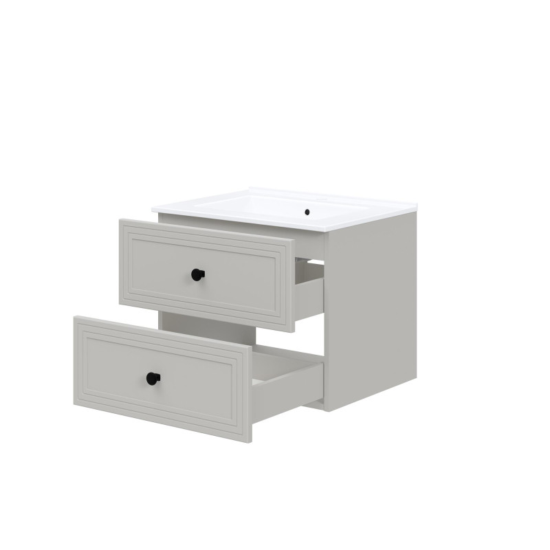 TORETO Szafka pod umywalkę 60/2S (MDF ramiak) cashmere (1p1szt) TORETO Szafka pod umywalkę 60/2S (MDF ramiak) cashmere (1p1szt)