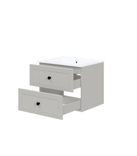 TORETO Szafka pod umywalkę 60/2S (MDF ramiak) cashmere (1p1szt)