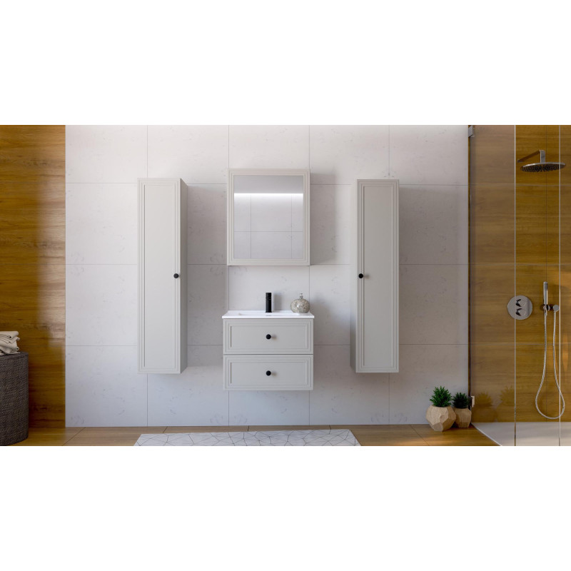 TORETO Szafka pod umywalkę 60/2S (MDF ramiak) cashmere (1p1szt) TORETO Szafka pod umywalkę 60/2S (MDF ramiak) cashmere (1p1szt)
