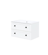 TORETO Szafka pod umywalkę 80/2S (MDF ramiak) biały (1p1szt) TORETO Szafka pod umywalkę 80/2S (MDF ramiak) biały (1p1szt)