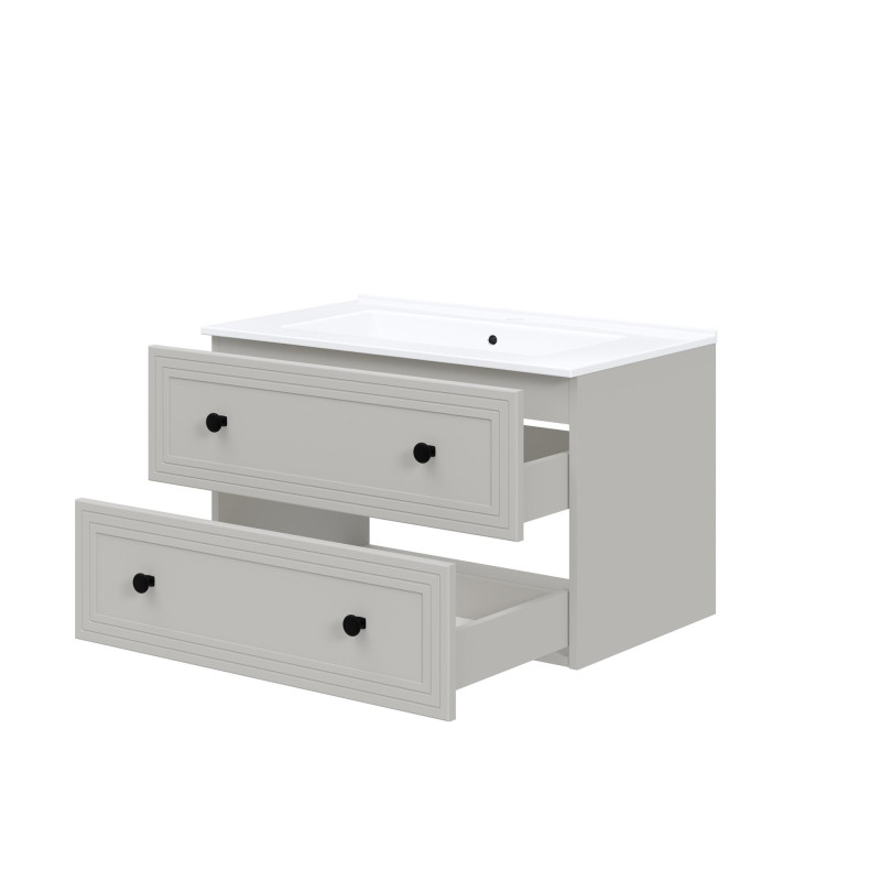 TORETO Szafka pod umywalkę 80/2S (MDF ramiak) cashmere (1p1szt) TORETO Szafka pod umywalkę 80/2S (MDF ramiak) cashmere (1p1szt)