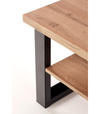 VENOM U ława kolor: dąb wotan/czarny (2p1szt)