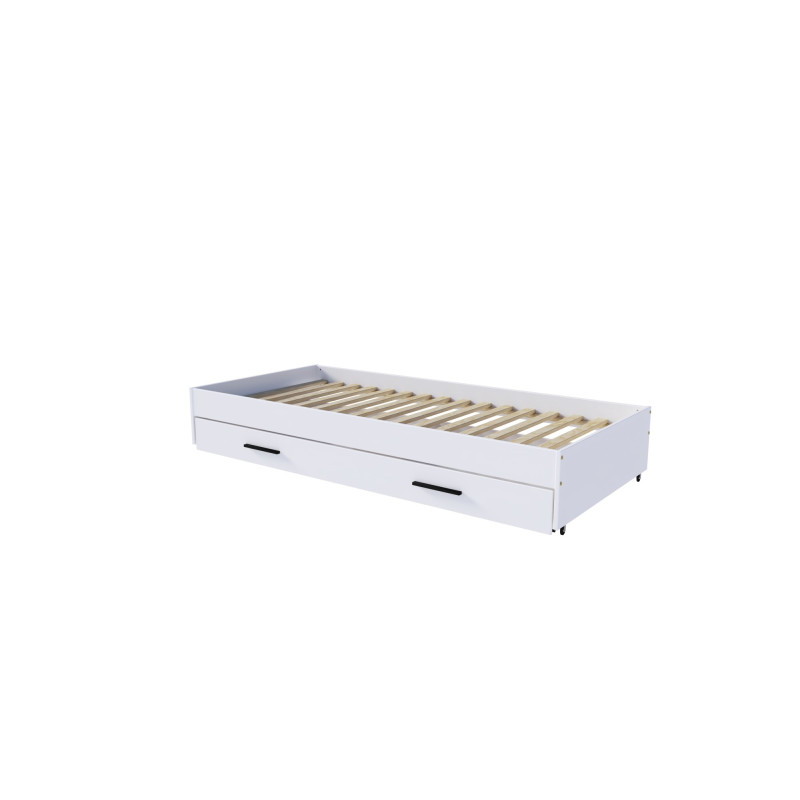 VERSO F/1S (moduł) - łóżko, biały (3p1szt)