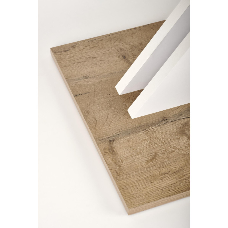 XARELTO stół rozkładany dąb lancelot - biały (2p1szt)