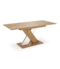 XARELTO stół rozkładany dąb lancelot - biały (2p1szt)