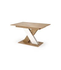 XARELTO stół rozkładany dąb lancelot - biały (2p1szt)